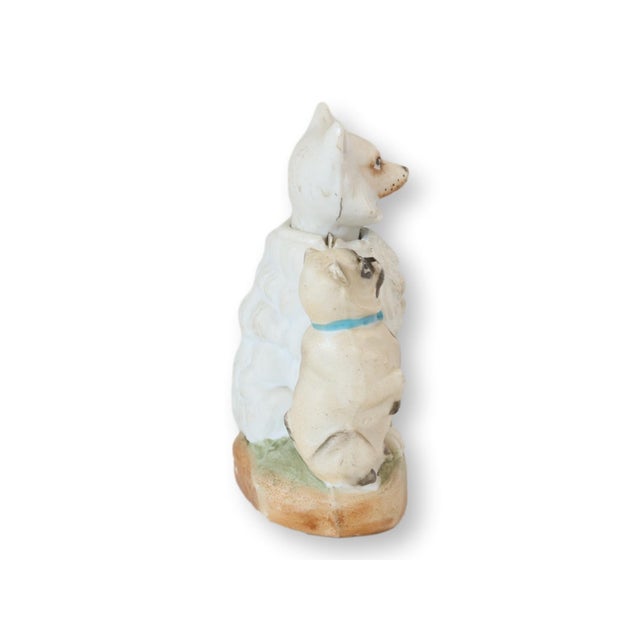 Antique Pug and Pomeranian "Nodder" Figure For Sale In Los Angeles - Image 6 of 6