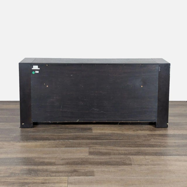 Wood Metropolitan Home Six Drawer Two Cabinet Wood Dresser For Sale - Image 7 of 11