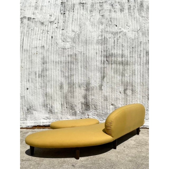Mid-Century Modern Vintage Boho Isamu Noguchi Biomorphic Sofa and Ottoman For Sale - Image 3 of 10