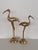 Vintage Italian Brass Cranes, 1970s, Set of 2 For Sale - Image 12 of 13