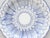 A rare antique 19th Century English blue and white pearlware plate with a lovely sunflower and basket weave design by...