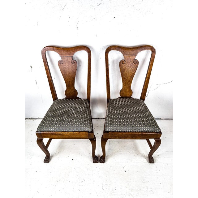 Wood Vintage Dining Chairs, Set of Four For Sale - Image 7 of 18