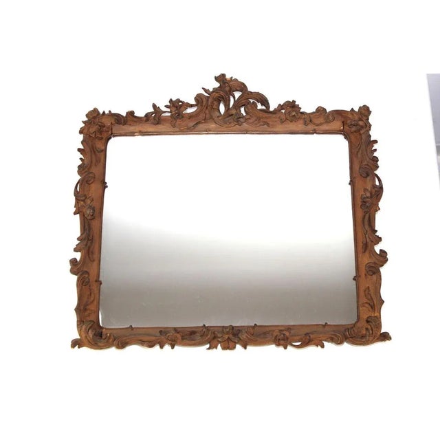 Carved Wooden Frame with Mirror, 1880s For Sale - Image 13 of 13