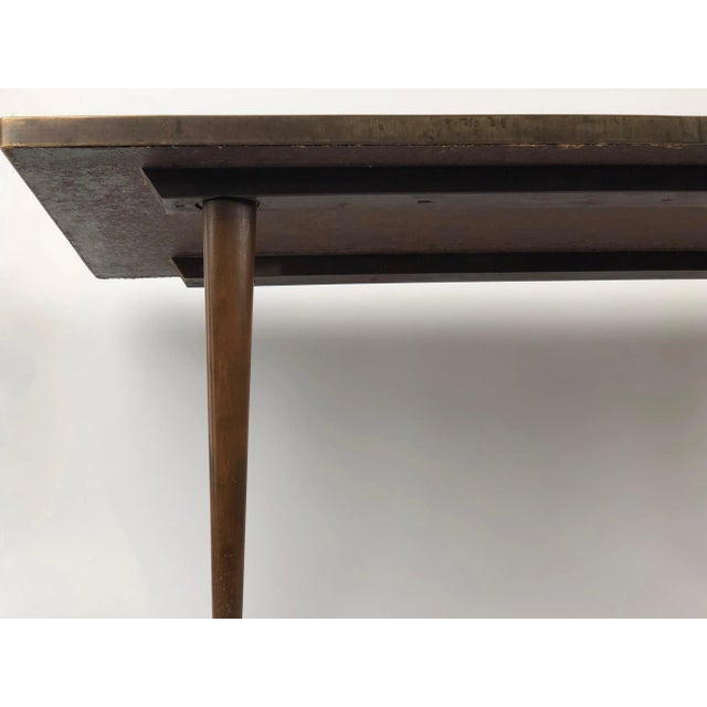 Mid-Century Glass Mosaic Coffee Table in Black, White, Grey & Gold For Sale - Image 12 of 14