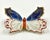 A gorgeous antique petite Japanese Meiji Period Imari porcelain butterfly sculpture wall hanging. This beautiful butterfly...