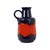 Blue and Orange Fat Lava Vase from Scheurich Keramik, West Germany, 1960s For Sale - Image 6 of 11