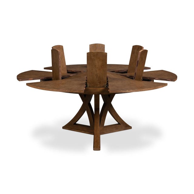 Modern Oak Dining Table - 84" For Sale In Raleigh - Image 6 of 11