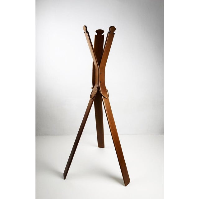 Tripod Coat Rack by Giovanni Offredi for Crassevia, 1970s For Sale - Image 9 of 9