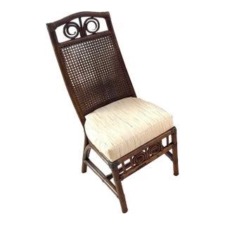 Lewittes Furniture 1970s Rattan Desk W/ Chair For Sale