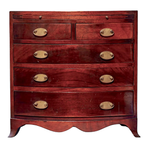Federal-Style Mahogany Miniature Chest of Drawers, Possible Salesman's Sample