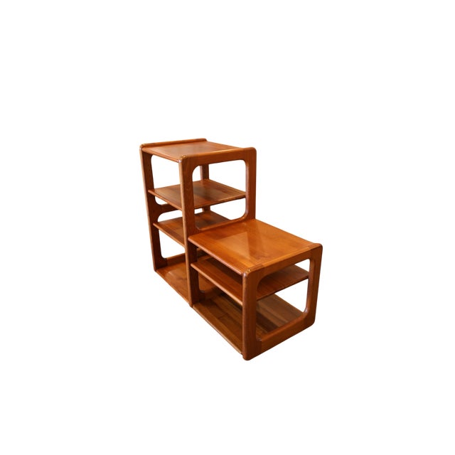 Mid-Century Modern Vintage Danish Bookcase in Teak from Dyrlund, 1960s For Sale - Image 3 of 18