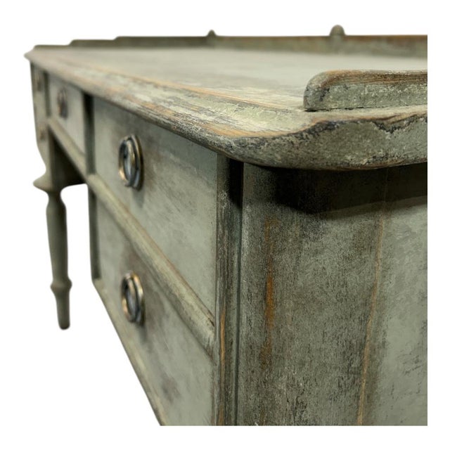 Antique Swedish Writing Desk, 1890s For Sale - Image 9 of 12