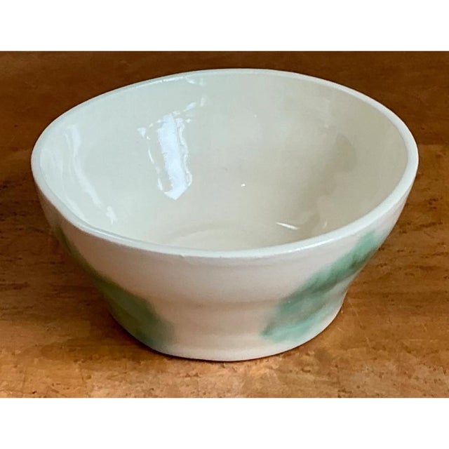 Vintage Abstract Glazed Ceramic Bowl For Sale - Image 10 of 12