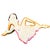 1950s MCM Hawaiian Art Pottery Pin-Up Yellow Hula Girl Wall Sculpture For Sale - Image 5 of 5