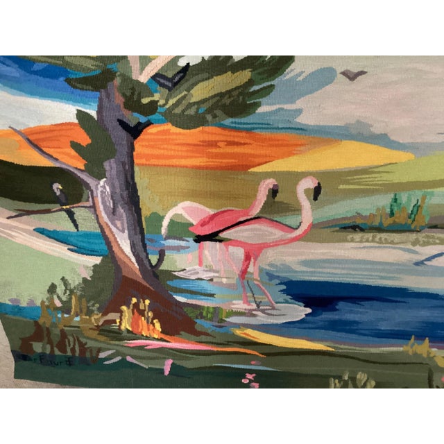 Authentic Aubusson French Tapestry For Sale - Image 4 of 9