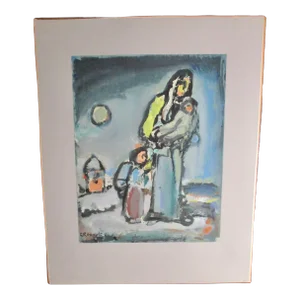 Rouault Art Print by Daniel Jacomet Circa 1965