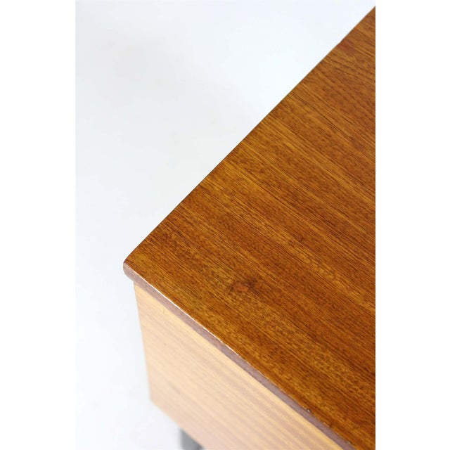 Brown Mid-Century Modern Czechoslovakian Mahogany Nightstands by Up Závody, 1970s, Set of 2 For Sale - Image 8 of 18