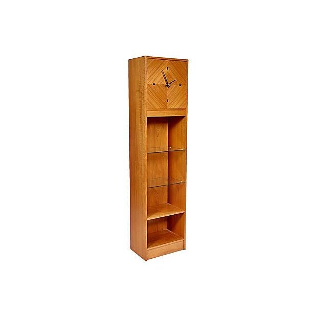 Scandinavian Teak Grandfather Clock Chairish