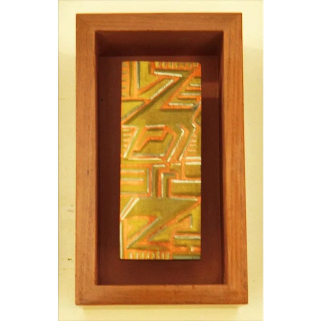 Futurist-Style Wall Light Panel, 1950s For Sale - Image 11 of 13