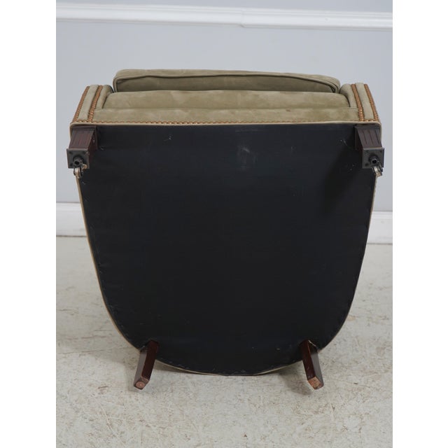 Pair Hancock & Moore Suede Lounge Chairs For Sale - Image 17 of 18