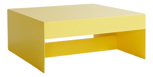 Yellow Single Form Coffee Table from &New