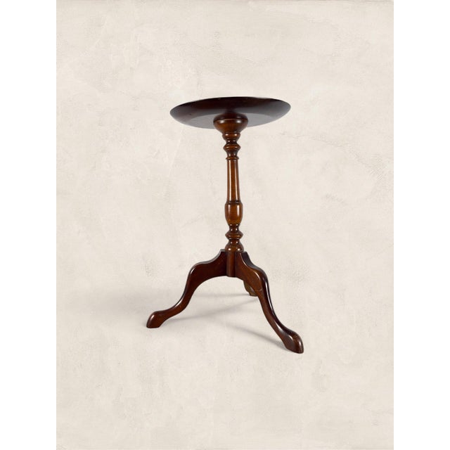 English Antique English Mahogany Wine Table For Sale - Image 3 of 7