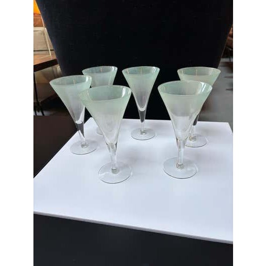 Mid 20th Century Dorothy Thorpe Mid-Century Modern Stemware Set, Glass, 15 Pieces For Sale In Philadelphia - Image 6 of 12