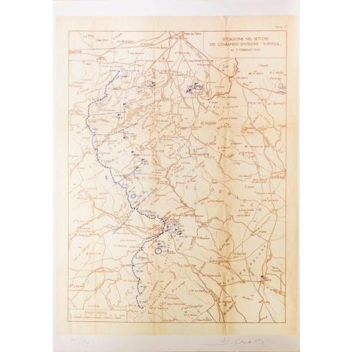 Photolithograph realized in 1997. Edition of 120 samples. (30/120) Published in portfolio "Guerra Africa". Signed and...