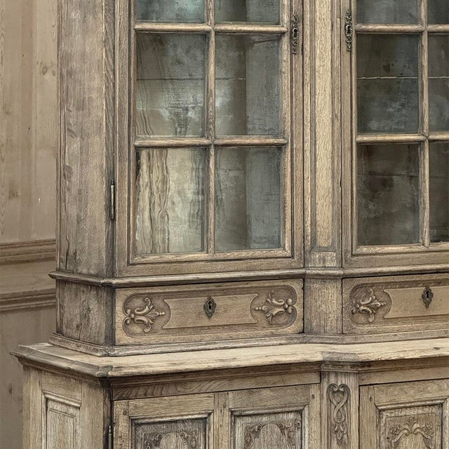 Early 19th Century Belgian Liégeois Régence Carved Oak Bookcase ~ Bibliotheque For Sale In Dallas - Image 6 of 18