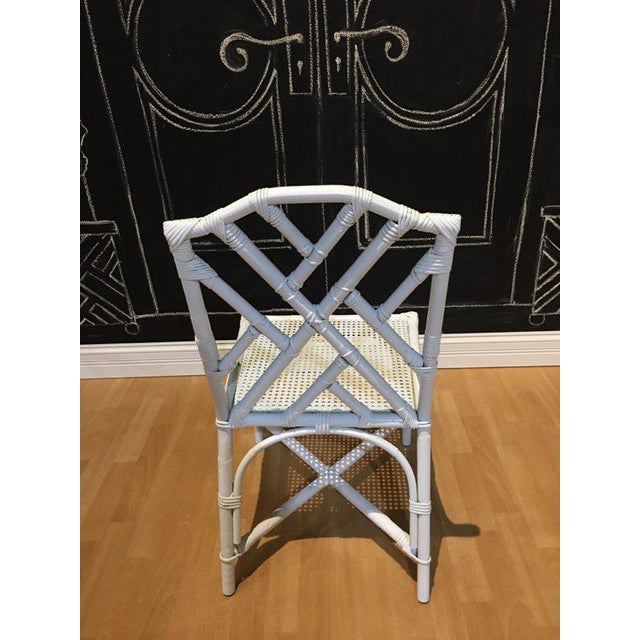 1970s Chippendale Bamboo Dining Set - 5 Pieces For Sale - Image 5 of 7