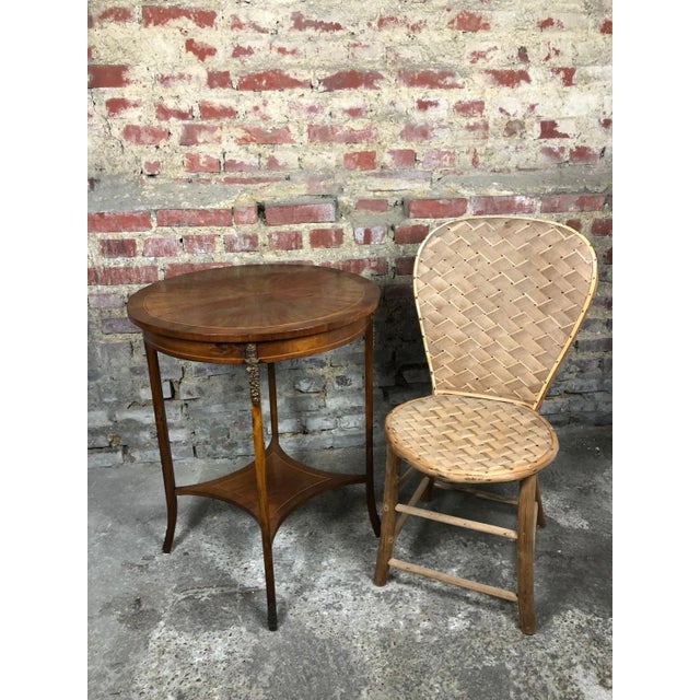 Louis XVI Veneered Rosewood & Bronze Side Table For Sale - Image 3 of 11