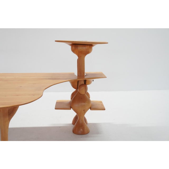 Studio Furniture Wood Bookcase in the style of Wendell Castle, 1970s For Sale - Image 18 of 18