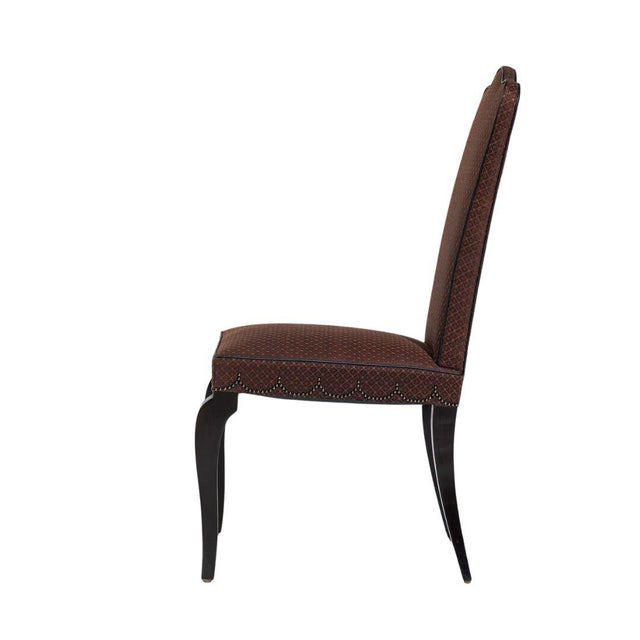 Mid 20th Century Set of Twelve Deco Style Hermes Upholstered Dining Chairs For Sale - Image 5 of 5