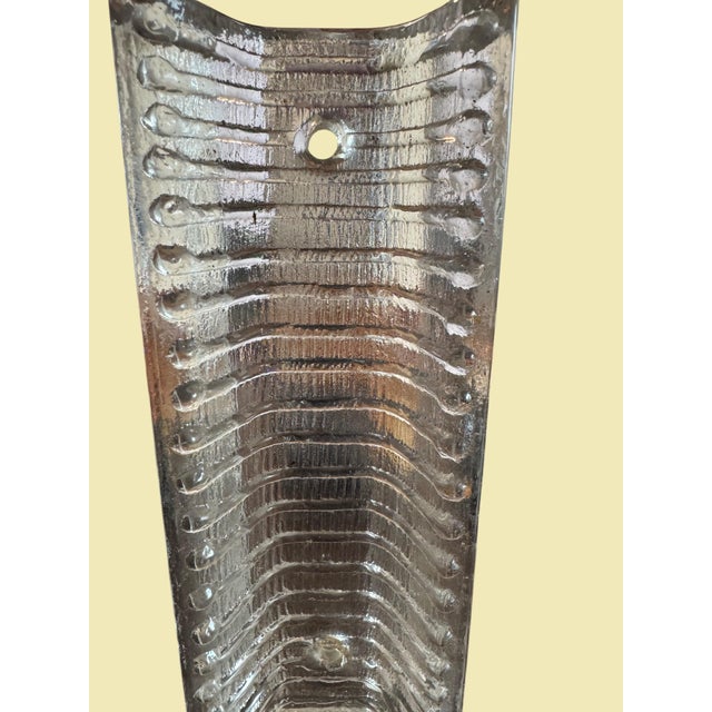 Metal Glass & Brass Model 8971 Wall Lights, Set of 2 For Sale - Image 7 of 9