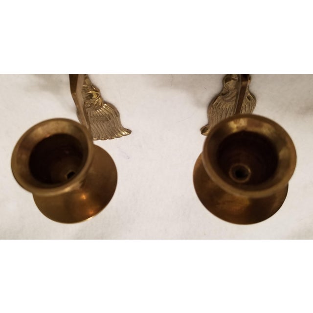 Vintage Brass Bows and Tassels Candle Sconces a Pair Chairish