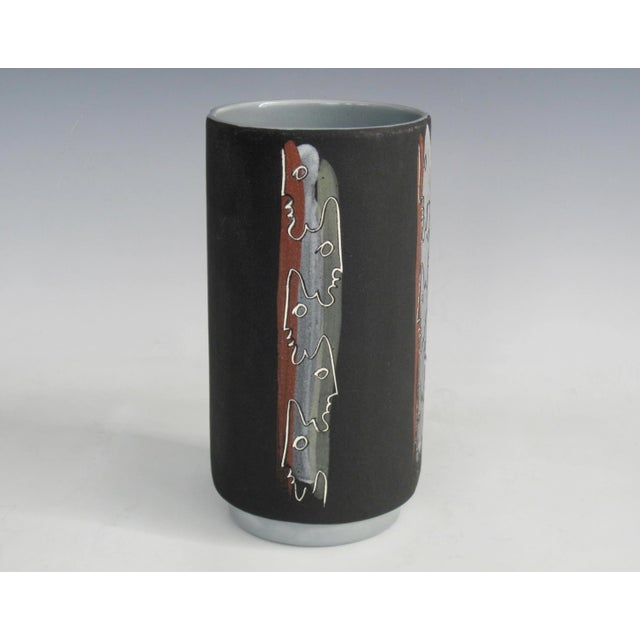 Mid-Century Modern 1950s Charles and Alice Smith Chalice California Pottery Vase For Sale - Image 3 of 13