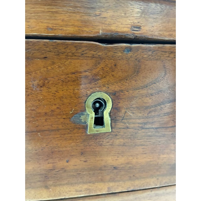 Vintage Wooden Nightstand With Drawer, France For Sale - Image 15 of 18