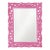 Chateau Mirror - Glossy Hot Pink For Sale