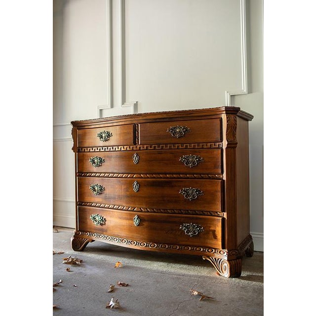 Wood Vintage Hekman Chest of Drawers For Sale - Image 7 of 18