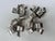 Metal Vintage Monsieur Madame Metal Napkin Rings - Set of 16 For Sale - Image 7 of 7