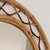 1960s Italian Wavy Rattan Circular Mirror For Sale In Los Angeles - Image 6 of 10