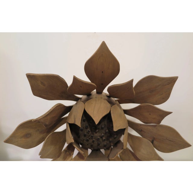 Folk Art Early 20th Century Folk Art Flower For Sale - Image 3 of 11