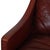 1990s Model 2207 Lounge Chair in Indian Red Anilin Leather by Børge Mogensen, 1990s For Sale - Image 5 of 14
