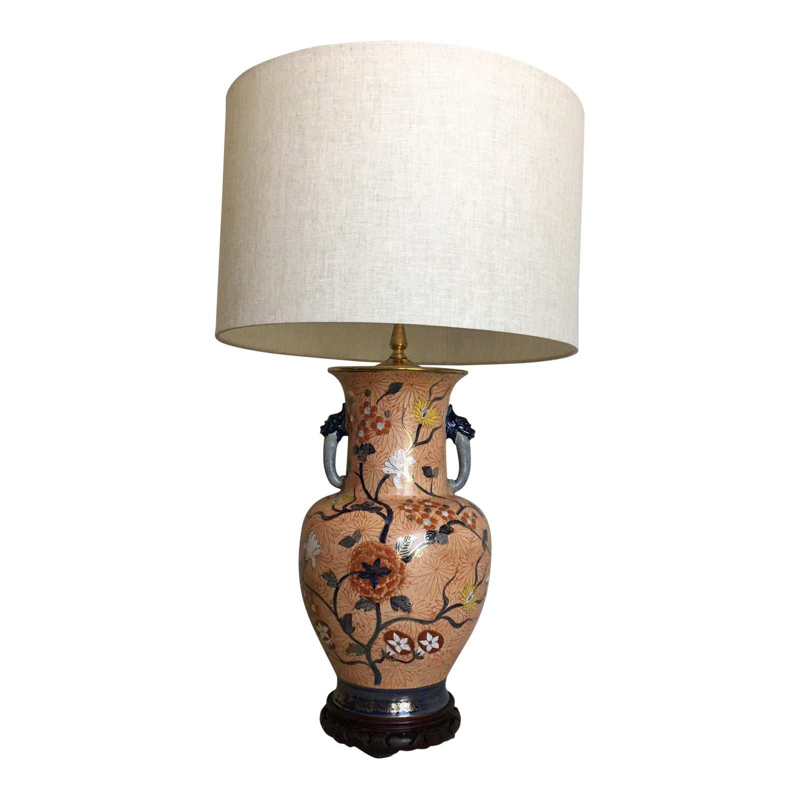 Chinese Dragons Vase Lamp & Shade Chairish