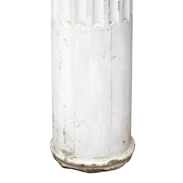 French Antique Concrete Ionic Column, Impressive, Circa 1920 For Sale - Image 9 of 9