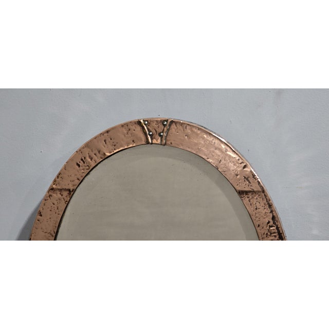 Art and Crafts Copper Mirror, 1910s For Sale - Image 3 of 6