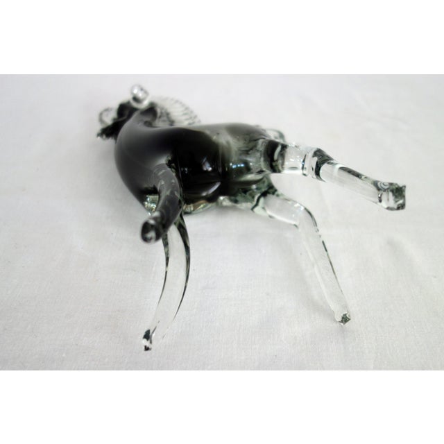 Murano Glass Horses attributed to Archimede Seguso, Italy, 1960s, Set of 2 For Sale - Image 10 of 12