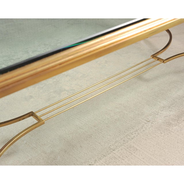 Maison Jansen Style Neoclassical Bronze Glass Cocktail Table For Sale - Image 16 of 18