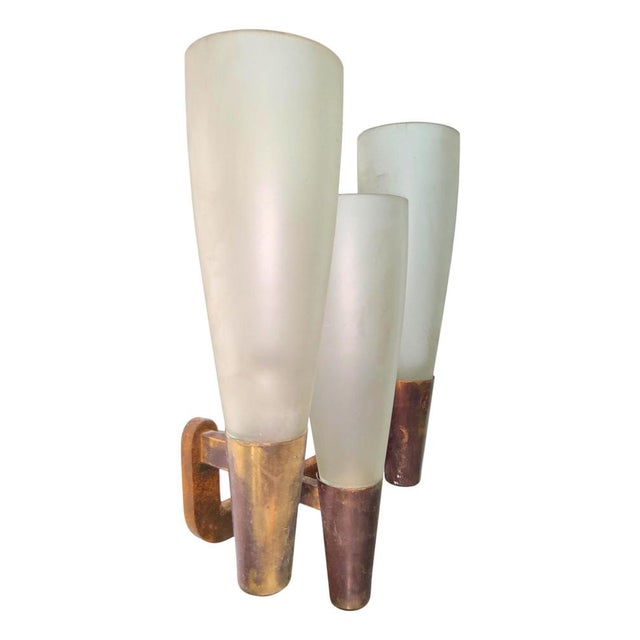 1930s Wall Lamps by P. Chiesa for Fontana Arte, Set of 2 For Sale - Image 5 of 9