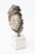 Metal Vintage Aurelio Teno Silvered Bronze, Enamel and Quartz Amethyst and Marble Sculpture For Sale - Image 7 of 11